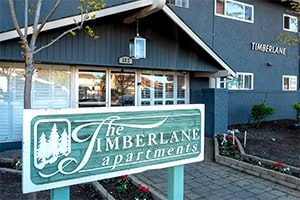 Outside shot of Timberlane Hayward Apartments