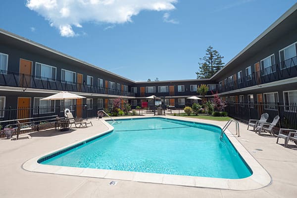 timberlane apartment complex with pool